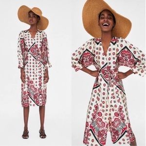 Zara wrap dress